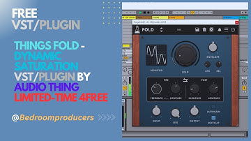 Things Fold - Dynamic Saturation VST/Plugin by AudioThing (Limited-Time 4FREE)