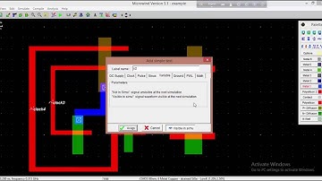 CMOS OR gate in microwind 8