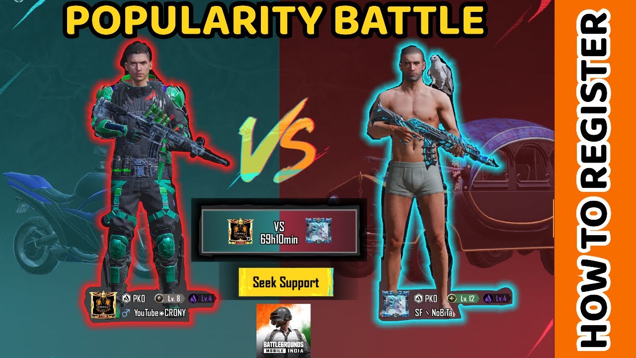 How to register popularity battle in bgmi Tamil | Popularity battle coins explain