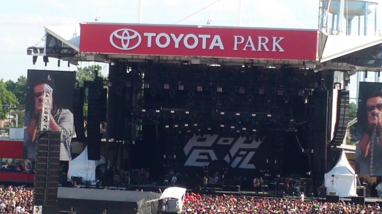 Pop Evil   In Disarray Chicago Open Air July 16 2016 Toyota Park Bridgeview Illinois