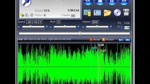 how to slow down music without changing pitch - guitarist tool