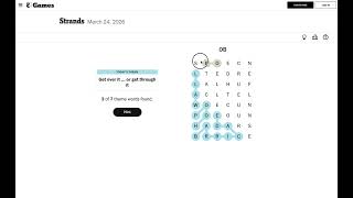 NYT Strands - 751  Today Answer  | March 24, 2026