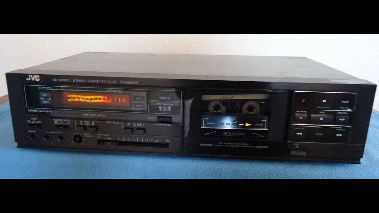 JVC KD-VR320J Stereo Cassette Deck ___________sn: 11062411 - YouTube