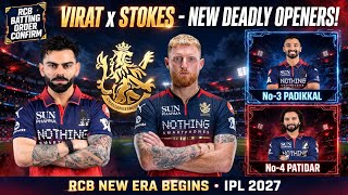 Virat & Ben Stokes 🔥 New Opening Pair Ready For RCB | RCB Playing 11 Ready | RCB Auction #rcb screenshot 4