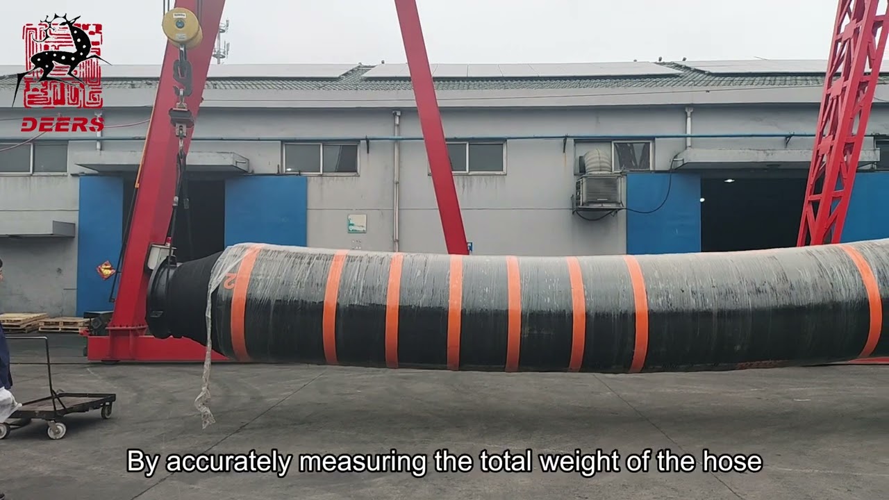 Test items of dredging hoses