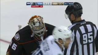 Gotta See It: Gibson’s quick glove robs Henrik Sedin