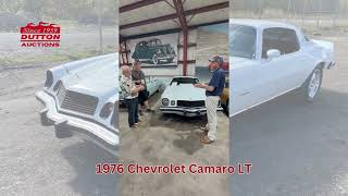 Online Only Auction - 1976 Chevrolet Camaro Lt - May 28Th 630Pm - Dutton Equipment Auctions