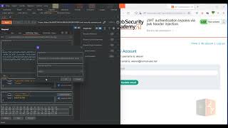 JWT authentication bypass via jwk header injection screenshot 5