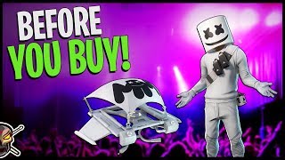 All Back Blings on Marshmello In Fortnite! Gameplay | Mello Rider - Before You Buy