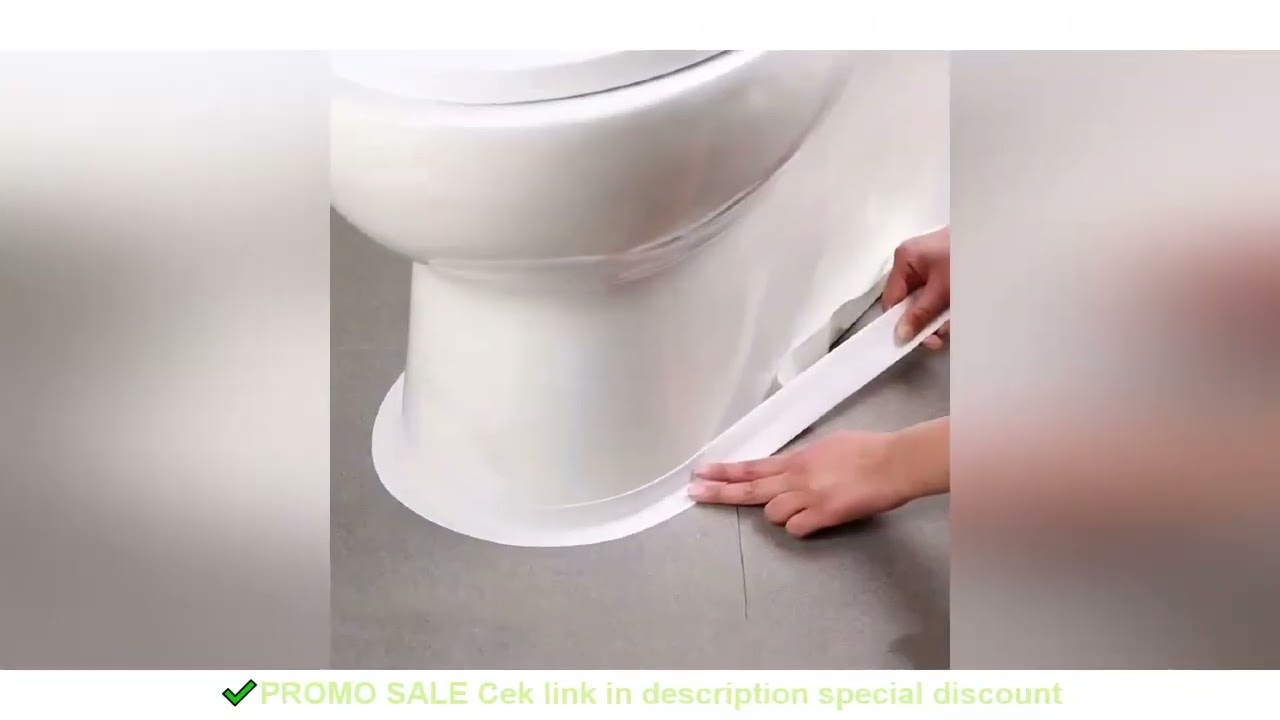 3.2M Bath Caulk Tape Self Adhesive PVC Oil-Proof Kitchen Sink Edge Corner Wall Sticker Waterproof To