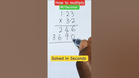 Multiply decimals in seconds #maths #trending #mathstricks #decimal#multiply #shorts #education #fyp