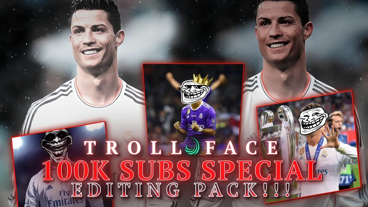 100K Special Alight Motion Troll Face Editing Pack II Shakes , CC , Text , Panning II Krixxo Flicks