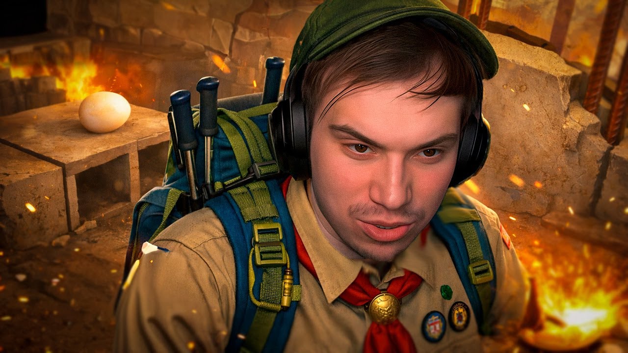 КАТАЕТ ЯЙЦО и ДУМАЕТ СТАТЬ ЮТУБЕРОМ ПУТЕШЕСТВЕННИКОМ | Egging on #4 | SASAVOT 