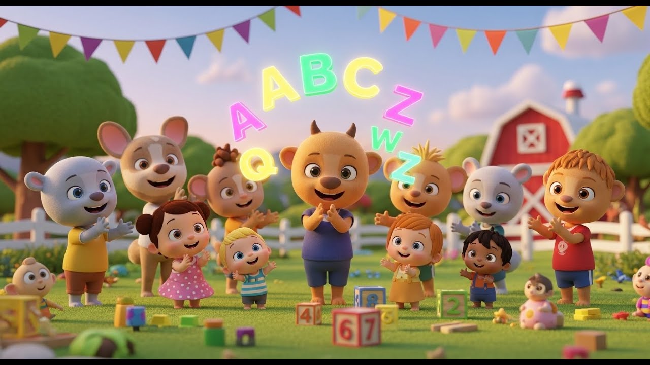 ABC Song with Different Animals | Learn Alphabet with Animals | Fun Educational Nursery Rhymes