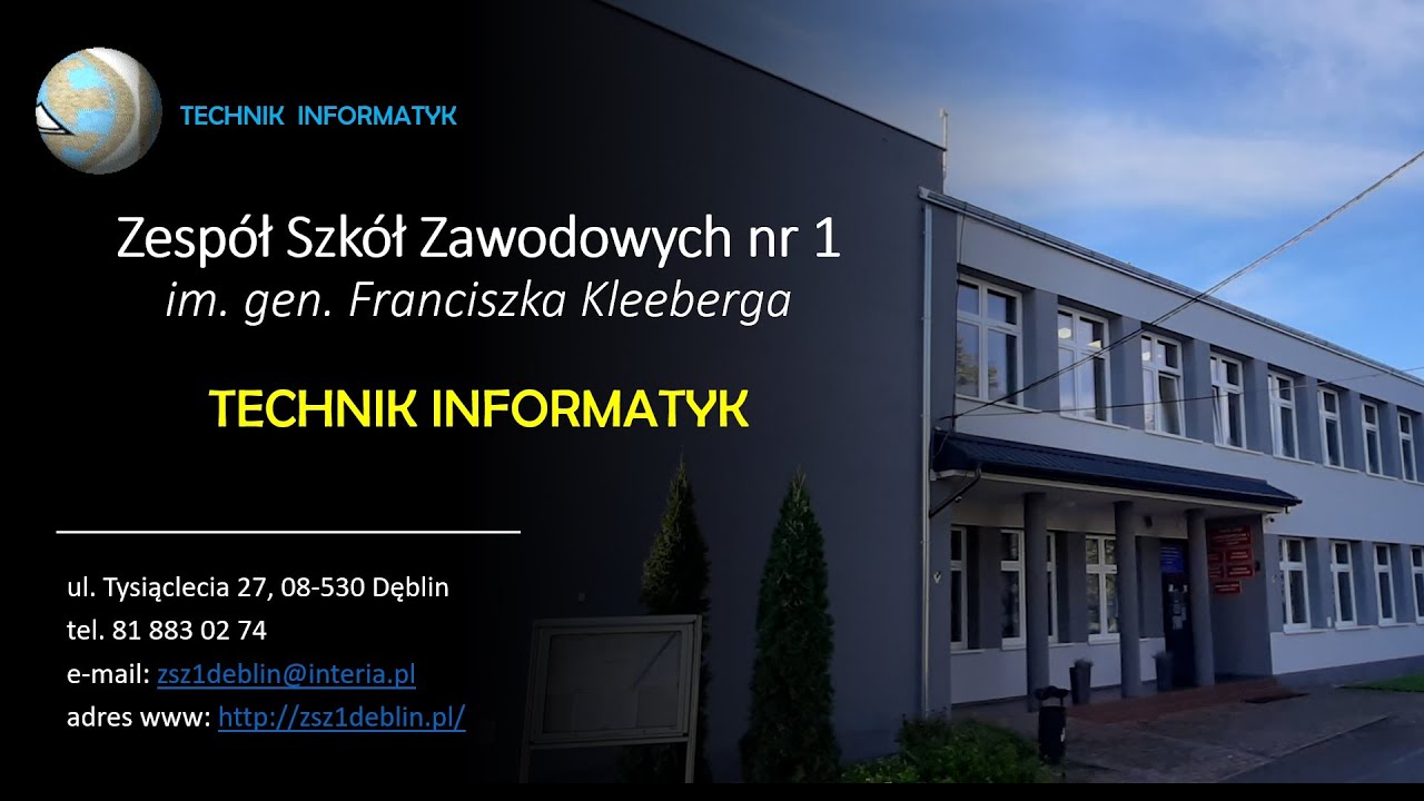 Zespół Szkół Zawodowych nr 1 w Dęblinie - Technik informatyk
