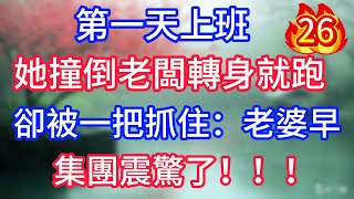 第二十六集：第一天上班，她撞倒老闆轉身就跑，卻被一把抓住：老婆早，集團震驚了！！！