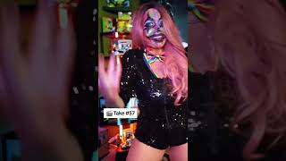 FUCK IT! After 57 tries... this #clown makeup is a hilarious fail