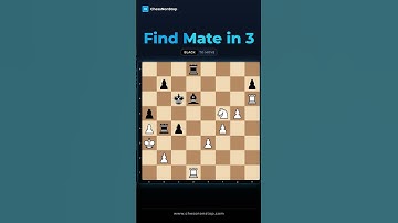 Only a True Chess Master Can Solve This Brutal Mate in 3! | Elite Puzzle #shorts #chess