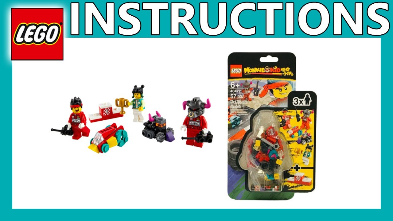 LEGO Instructions | Monkie Kid's RC Race | 40472 | LEGO Monkie Kid 2021