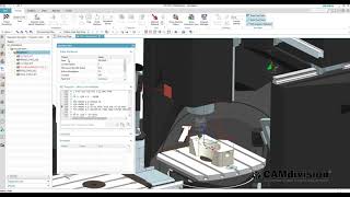 DMG MORI DMU 60evo & Probing - Milling 5-axis (Heidenhain) & NX CAM Postprocessor