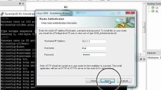Install Cisco SDM in GNS3 by ithut.net