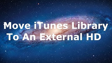 How to move your iTunes library to an external hard drive