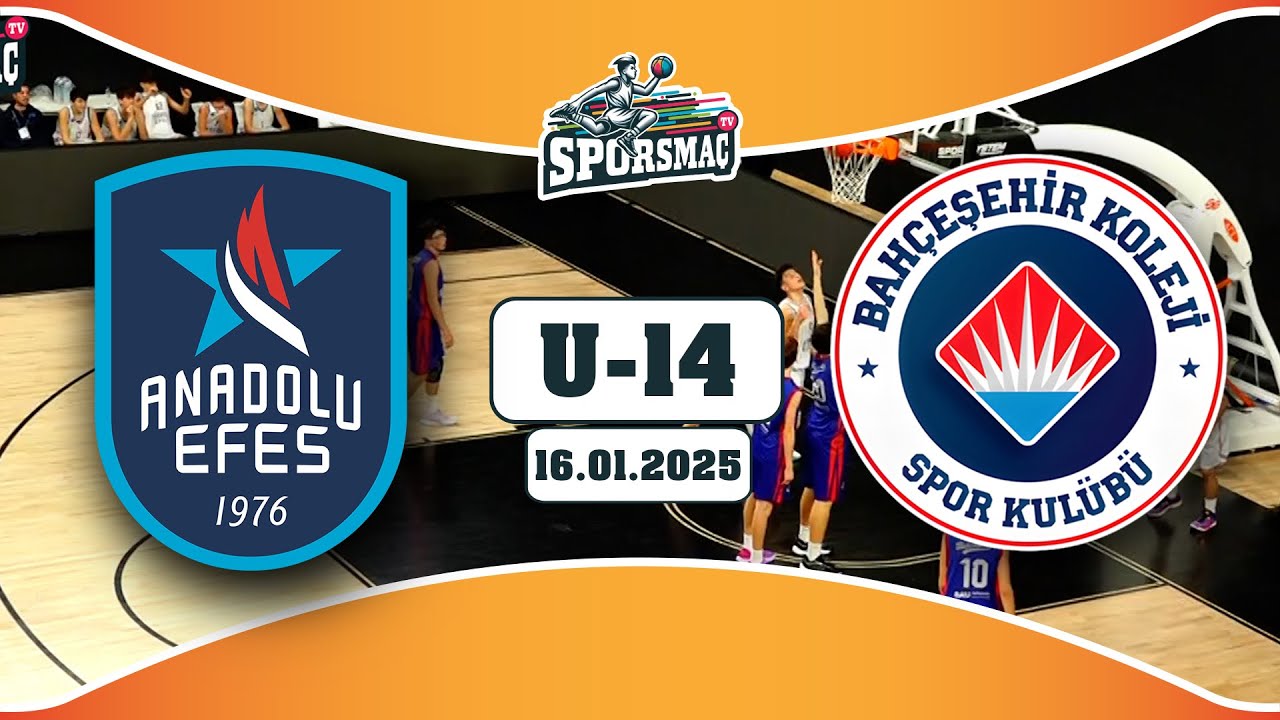BAHÇEŞEHİR - ANADOLU EFES U14 | Full Maç (16.01.2025)