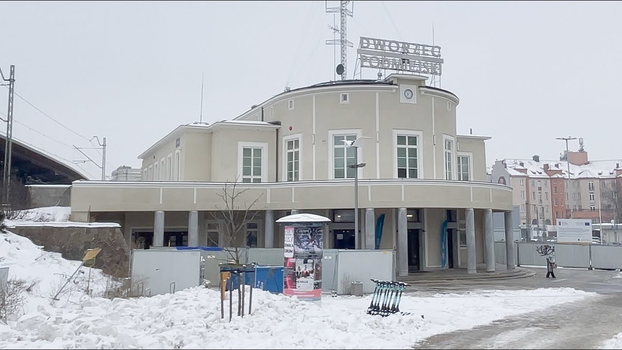 Zabytkowy Dworzec Podmiejski przy stacji kolejowej Gdynia Główna otwarty 10 luty 2026