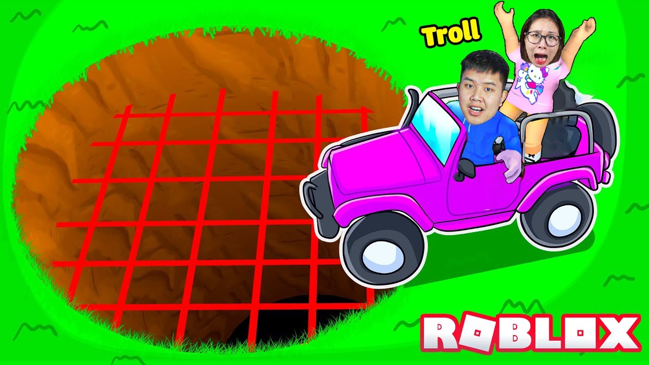 Troll lái xe xuống bẫy hố sâu 1000m siêu nguy hiểm, bqThanh Dọa Ốc Hết Hồn ??!