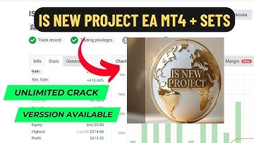 IS New Project EA MT4 + Sets | Forex Expert Advisor | Automated Trading Robot