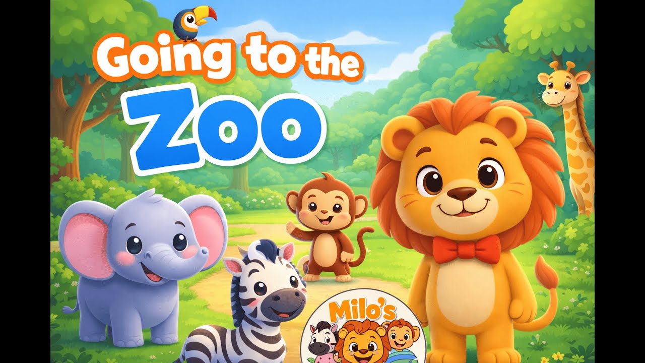 Going to the Zoo with Milo 🦁 | Fun Animal Song for Kids 