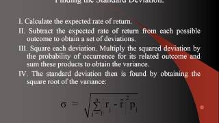 Relationship Between Risk and Return and Statistics Review for FIN 622.  Updated 10/19