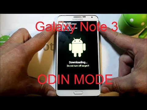 Galaxy Note 3 Download or odin mode