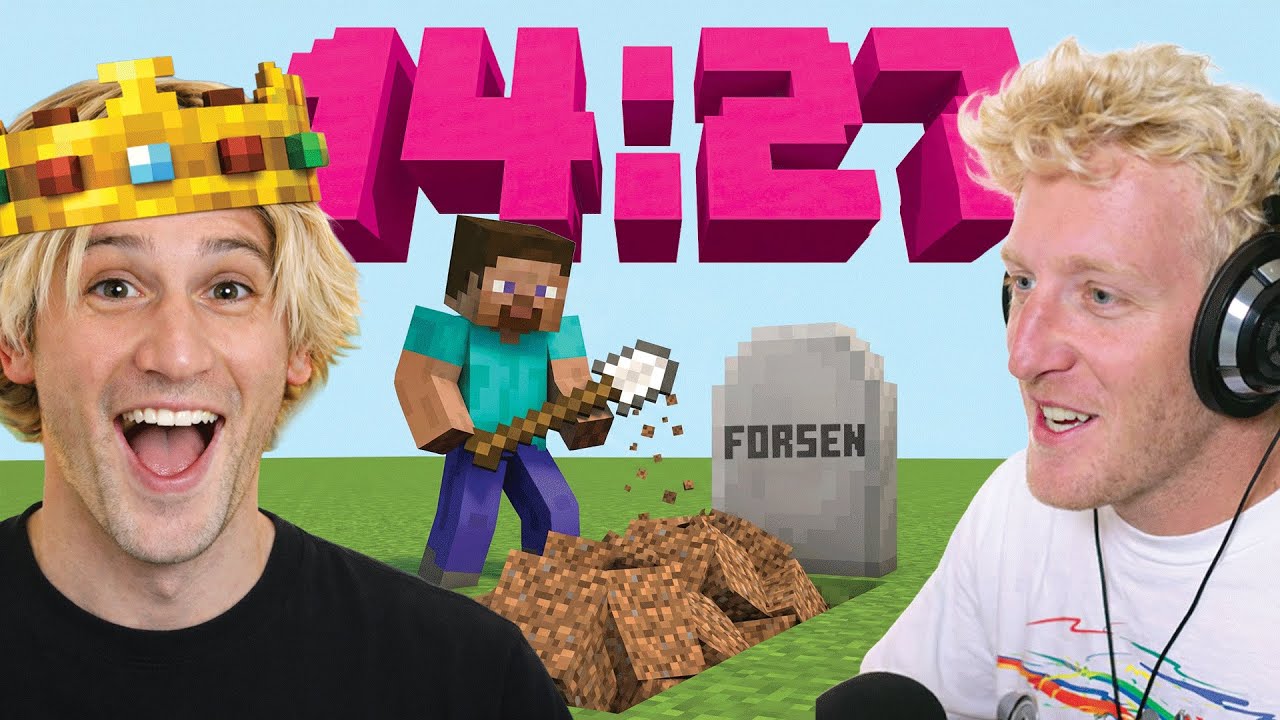 XQC finally beat his Minecraft speed run record - YouTube