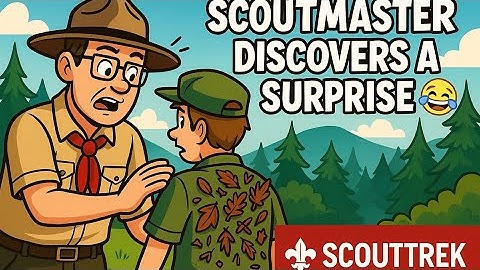 Scoutmaster Discovers a Surprise on This Scout’s Jacket! 😂 | ScoutTrek Camping Moment