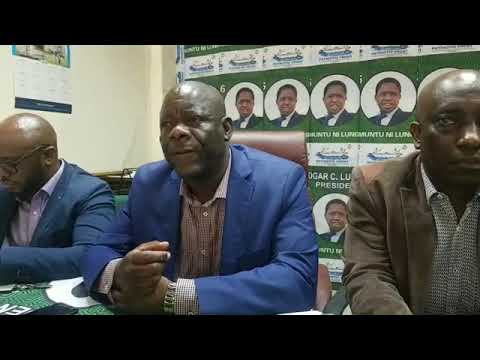 PF Announcing Candidates for Roan and Bahati Constituencies lusaka dynamos