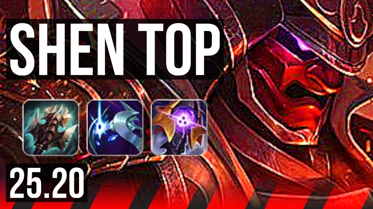 SHEN vs MALPHITE (TOP) | Rank 4 Shen, 16/3/14, 1700+ games, 36k DMG | NA Challenger | 25.20
