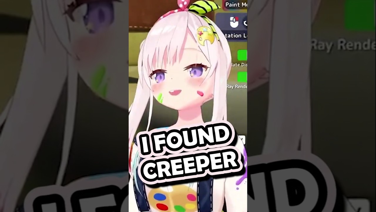 Iofi Found Creeper  #vtuber #hololive #ioLyfe #Airani_Iofifteen #IOFORIA #iomemes #mecchachameleon
