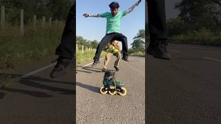 Mind-Blowing Tricks inInline Skating 😲🥹✅ #ytshorts #rollerskating #inlineskatingwheels#tiktok