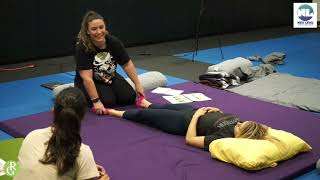 Working The Feet In Supine Intro To Thai Mage Cl With Kristen Lumsden Austin, Texas Training