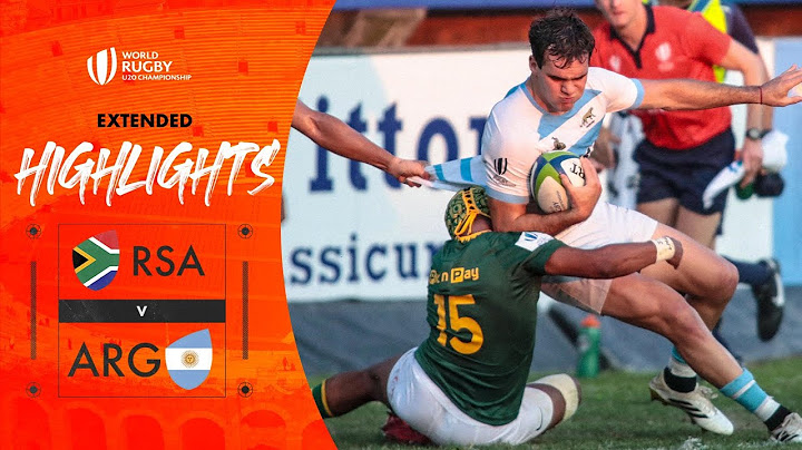 JUBILANT Junior Boks | South Africa v Argentina | World Rugby U20 Championship | Extended Highlights