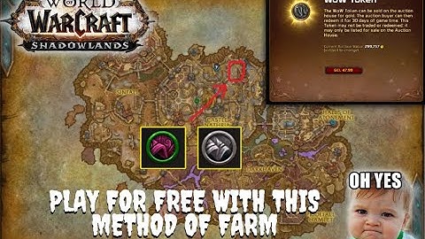 How to play WoW for FREE 9.2.5 Shadowlands gold farm ep. 2