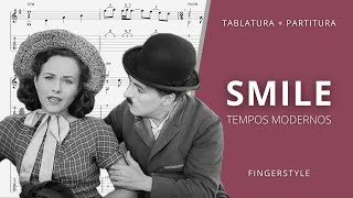 PDF Sample Smile - Charlie Chaplin Arrangement of Olivier Hecho Tab + Score guitar tab & chords by Hebinho Aguiar.