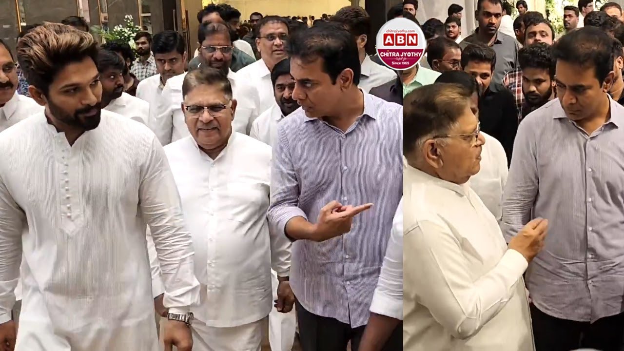 KTR Visuals at Allu Kanakaratnam Garu - Pedda Karma | Allu Arjun | Allu Aravind | ABN Chitrajyothy