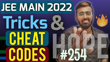 JEE Main 2022: Mathematics Tricks🔥🔥🔥| Tricks & Cheat Codes #254 #jeemain2022 #jeemains #mathematics