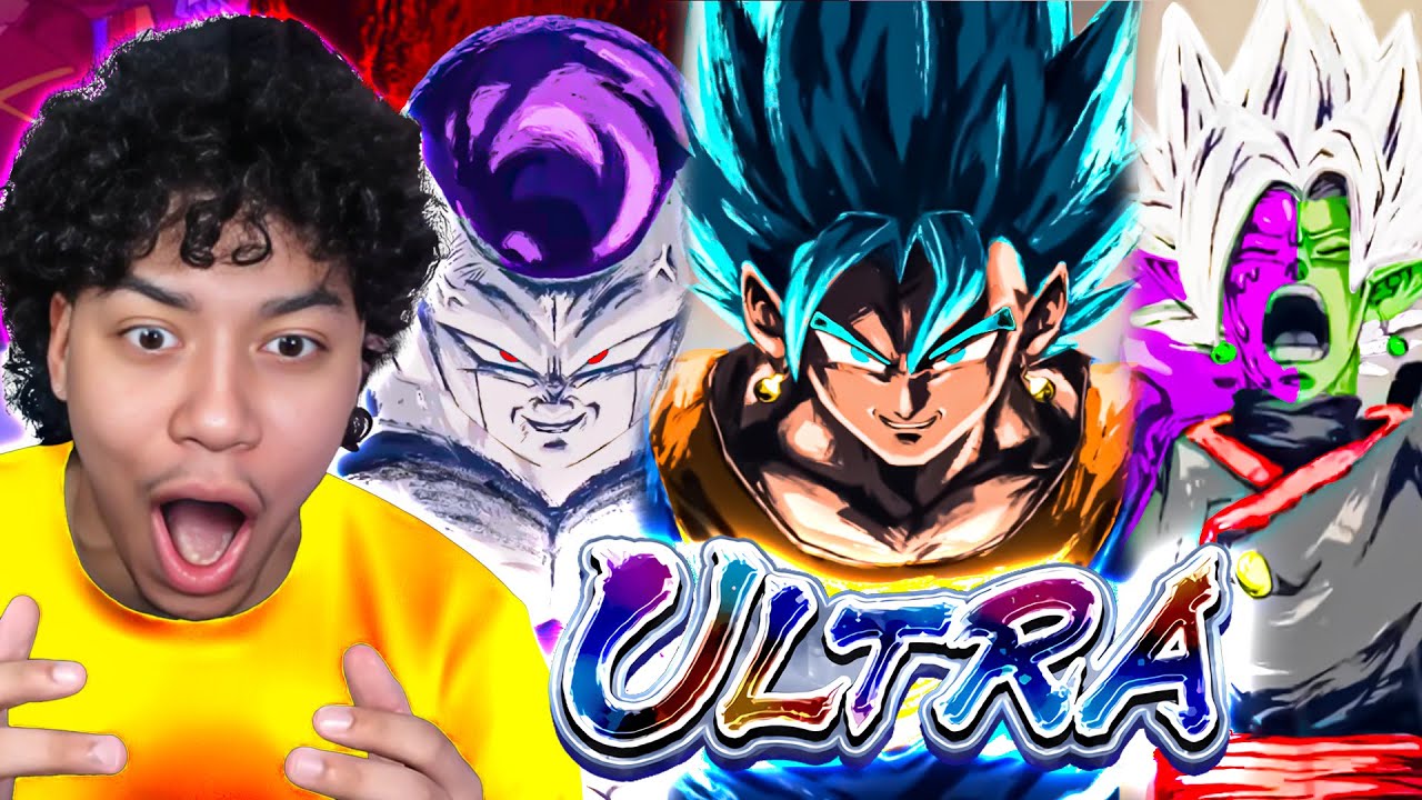 Игрок Dokkan получает ранги и реагирует на все УЛЬТРА-арты в Dragon Ball Legends