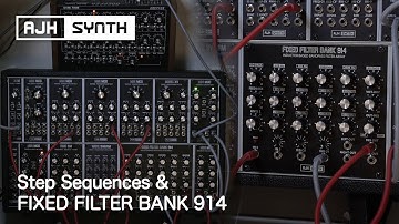 Step Sequencer & Fixed Filter Bank 914 - An alternative to a VCF for sculpting sequences