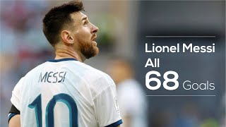 جميع اهداف ميسي مع الارجنتين  68 هدف  Lionel Messi All 68 Goals For Argentina  l