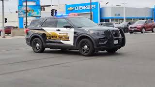 Bridgeview Police Department unit #232 is responding code 3.