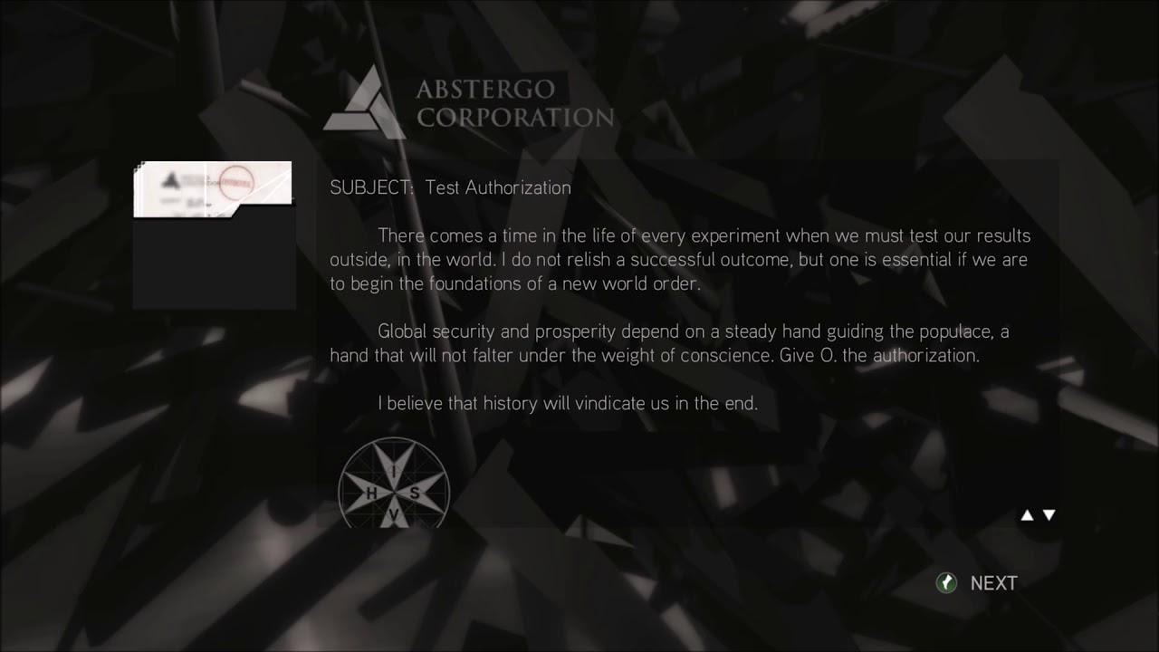 Assassin's Creed II - Glyph Puzzle Ambience 1